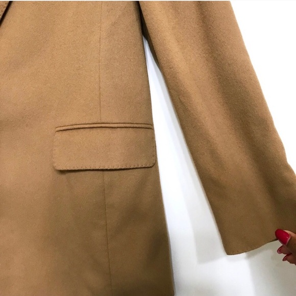 MaxMara Pure Cashmere One Button Blazer, Size 10 - Picture 3 of 7